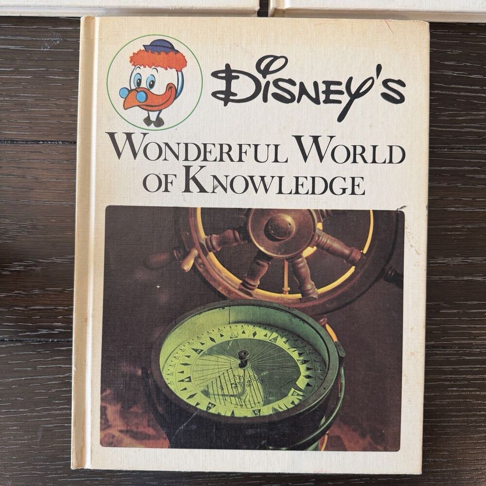 1971 Disney's Wonderful World of Knowledge Set Of 3 Kids Hardcover Books Vol 1-3 - Picture 3 of 8